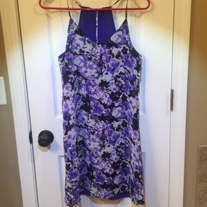 Reversible blue floral dress